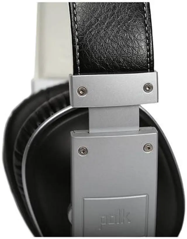 Alt view image 4 of 5 - Polk Audio Buckle Over-Ear Headphones with 3-Button Apple Control and Mic (Black)