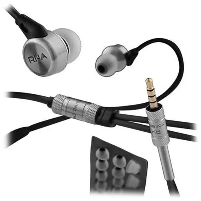 Alt view image 5 of 7 - RHA MA750i Premium Stainless Steel In-Ear Headphones with Remote and Microphone For iPhone, 201040