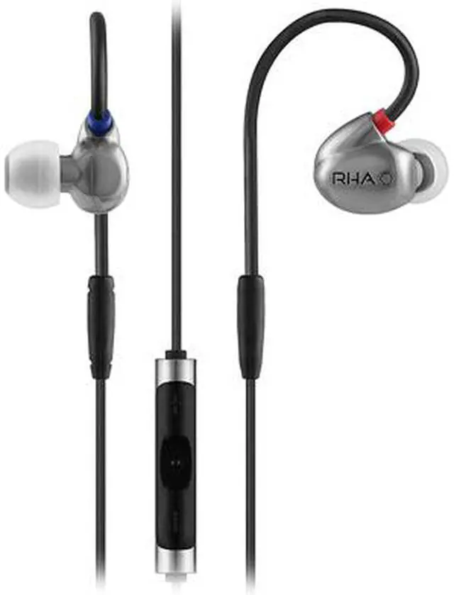 Alt view image 3 of 5 - RHA T20i Revolutionary Dualcoil Stainless Steel In-Ear Headphones with Remote and Microphone For iPhone, 202021