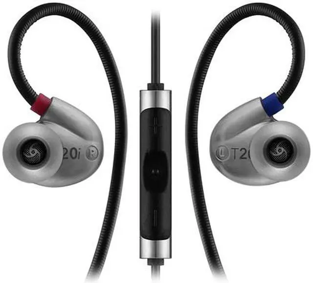 Alt view image 2 of 5 - RHA T20i Revolutionary Dualcoil Stainless Steel In-Ear Headphones with Remote and Microphone For iPhone, 202021