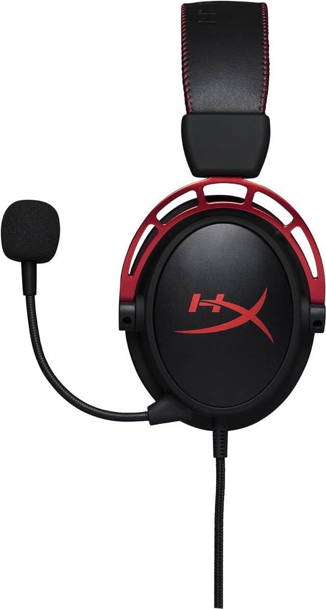 Alt view image 9 of 9 - HyperX Cloud Alpha - Gaming Headset, Dual Chamber Drivers, Legendary Comfort, Aluminum Frame, Detachable Microphone, Works on PC, PS4, PS5, Xbox One/ Series X|S, Nintendo Switch and Mobile – Red