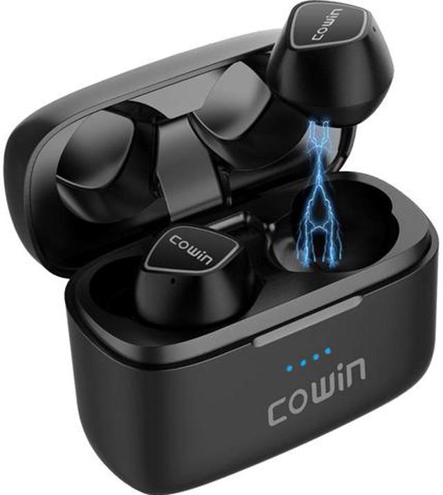 COWIN KY02 True Wireless Earbuds Wireless Bluetooth Headphones with  Microphone Bluetooth Earbuds Stereo Calls Extra Bass Touch Control 36H  Playtime