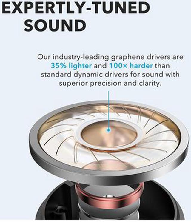 Alt view image 3 of 6 - Anker Soundcore Life P2 True Wireless Earbuds with 4 Microphones, CVC 8.0 Noise Reduction, Graphene Drivers for Clear Sound, USB C, 40H Playtime, IPX7 Waterproof