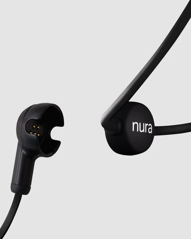 Alt view image 5 of 5 - Nura - NuraLoop E00B wireless Bluetooth Active Noise Cancellation earbuds-Black