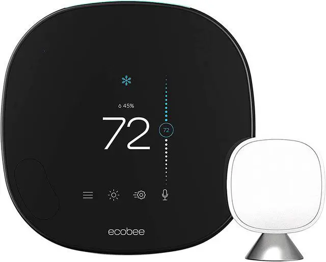 Main image of Ecobee Smart Thermostat with Voice Control Compatible with Google Assist, Alexa, and Homekit (EB-STATE5- 01)