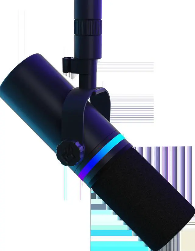 Main image of BEACN Mic (Dark) - USB Microphone for Game Streaming, podcasting, and Content Creation with RGB Lighting, Built-in Equalizer, Compression, Noise Gate, and Real-Time Denoising