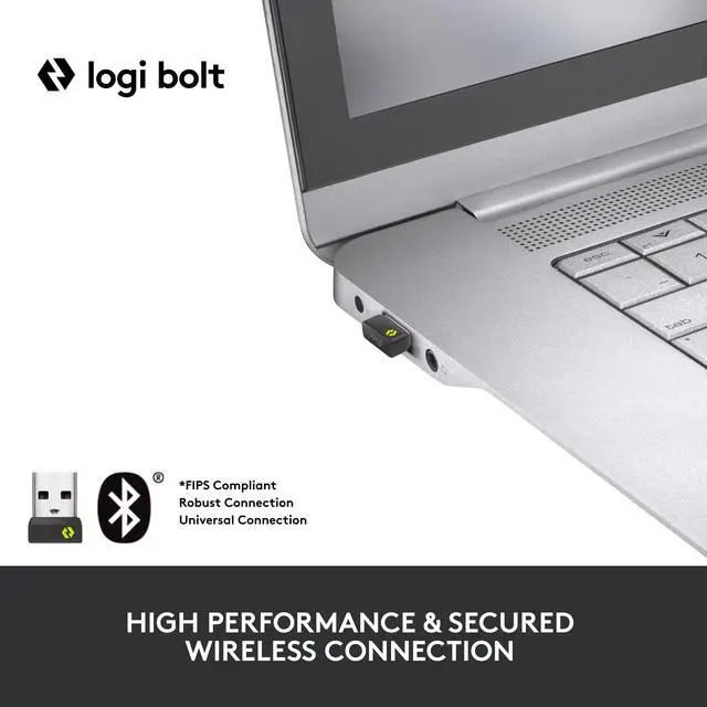 Alt view image 2 of 9 - Logitech Signature M650 Mouse - Wireless - Bluetooth/Radio Frequency - Graphite - USB - 4000 dpi - Scroll Wheel - Medium Hand/Palm Size - Right-handed Only