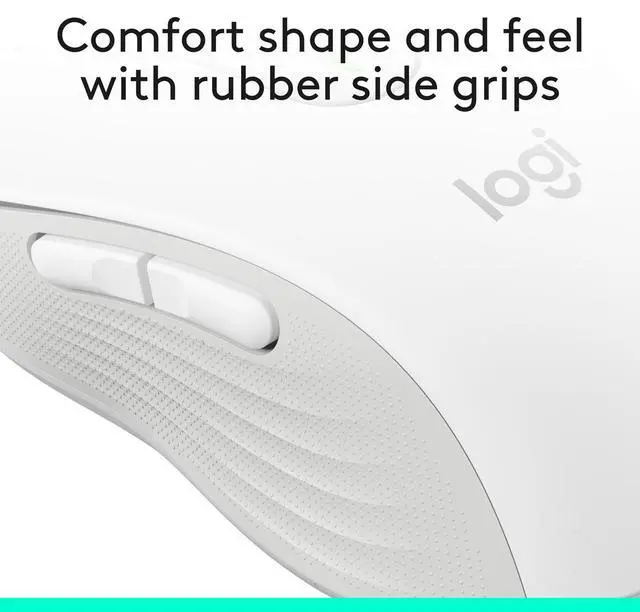 Alt view image 8 of 10 - Logitech Signature M650 Wireless Mouse - For Small to Medium Sized Hands, 2-Year Battery, Silent Clicks, Customizable Side Buttons, Bluetooth, for PC/Mac/Multi-Device/Chromebook