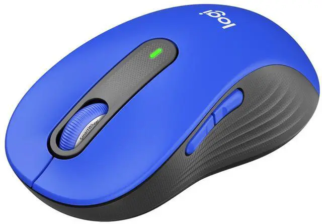 Main image of Logitech Signature M650 L Mouse - Optical - Wireless - Bluetooth/Radio Frequency - Blue - USB - 2000 dpi - Scroll Wheel - 5 Button(s) - 5 Programmable Button(s) - Large Hand/Palm Size