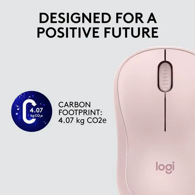 Alt view image 9 of 9 - Logitech M240 Silent Bluetooth Mouse, Wireless, Compact, Portable, Smooth Tracking, 18-Month Battery, for Windows, macOS, ChromeOS, Compatible with PC, Mac, Laptop, Tablets - Rose