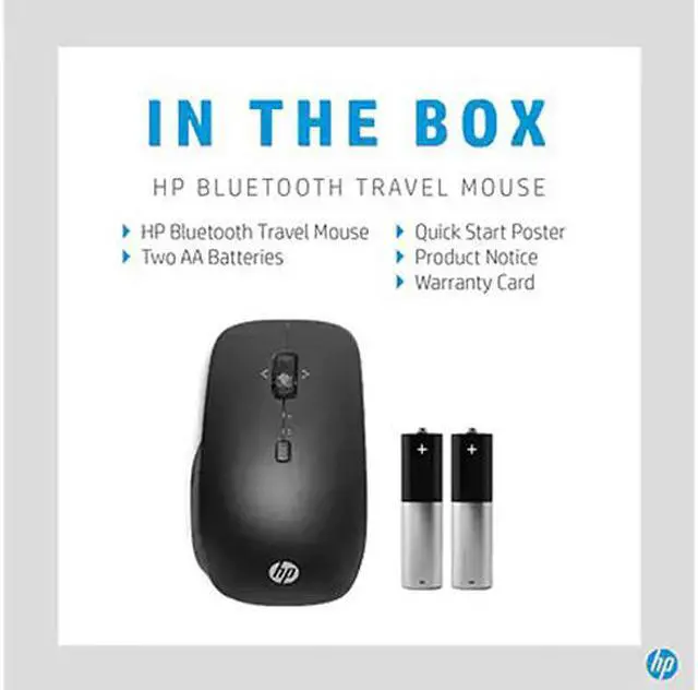 Alt view image 5 of 5 - HP Bluetooth Travel Mouse (6SP30UT#ABA)