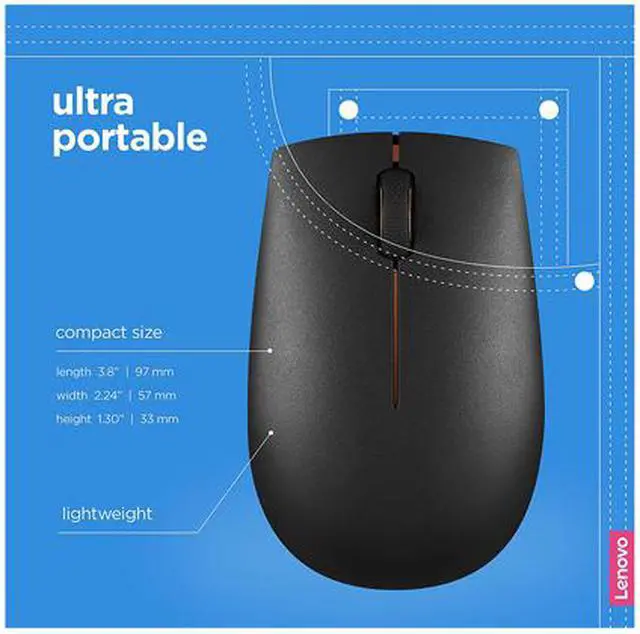 Alt view image 5 of 8 - Lenovo Wireless Mouse