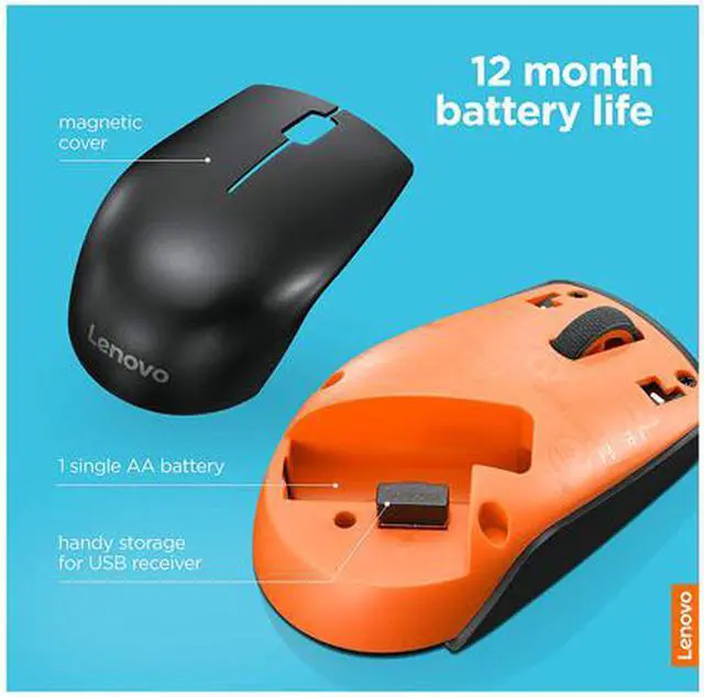 Alt view image 8 of 8 - Lenovo Wireless Mouse