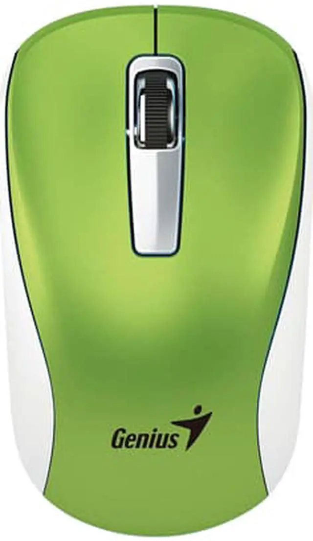 Alt view image 2 of 2 - Genius NX-7010 Wireless 2.4GHz Optical Mouse w/ 1600 DPI (Green)
