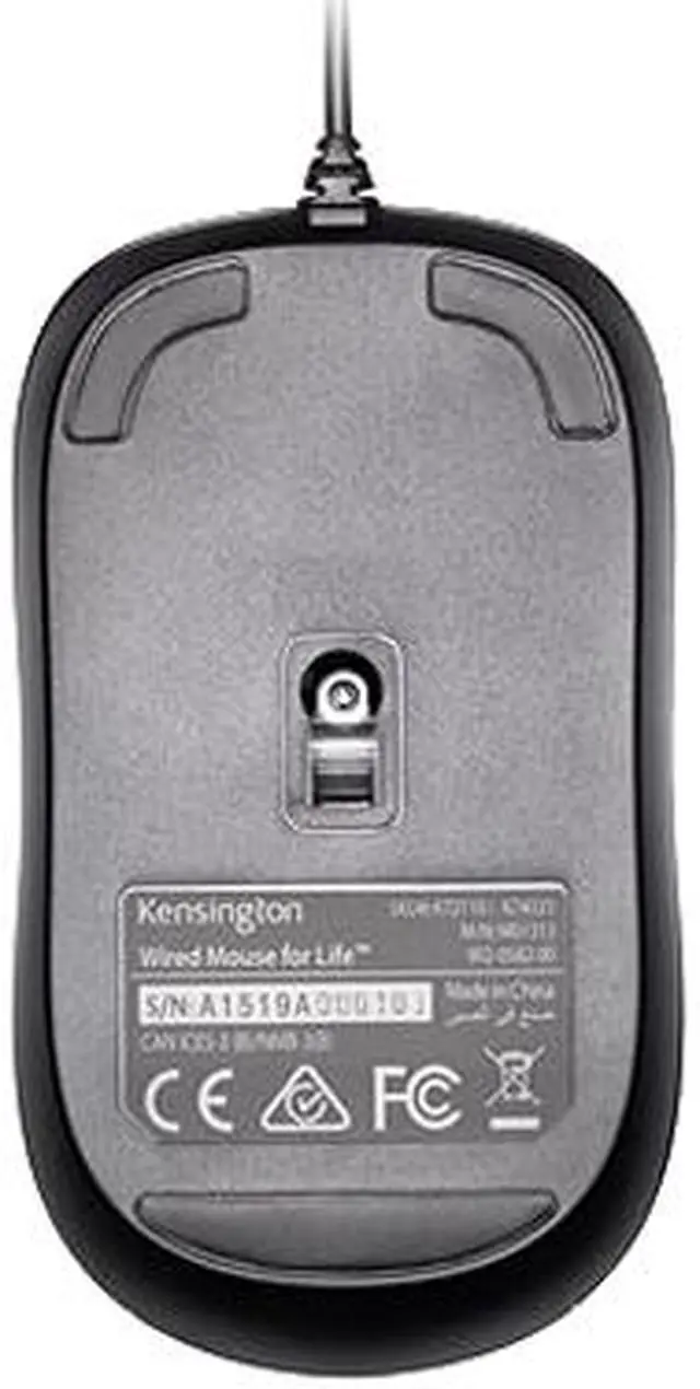 Alt view image 3 of 3 - Kensington Wired Usb Mouse For Life - Black