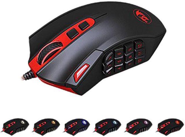 Alt view image 7 of 7 - Redragon M901 Perdition 16400 DPI High Precision Programmable Laser Gaming Mouse