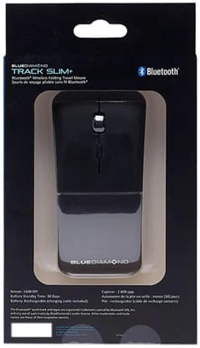 Alt view image 5 of 5 - Track Slim Wireless Bluetooth Travel Mouse