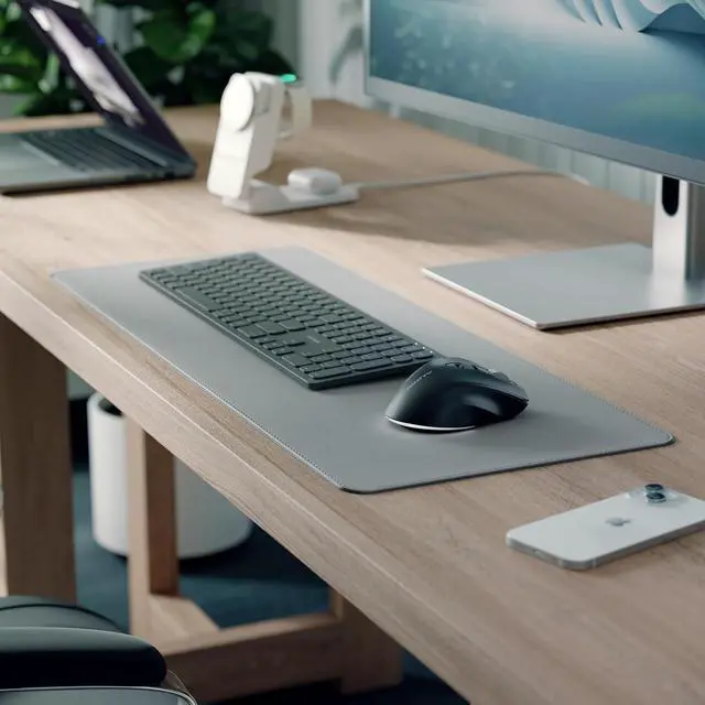 Alt view image 7 of 8 - Alogic Bluetooth USB-C Rechargeable 7 Keys Programmable Mouse - Cable/Wireless - Bluetooth/Radio Frequency - 2.40 GHz - Rechargeable - Black - USB Type C - 6400 dpi - Scroll Wheel - 7 Programmable But