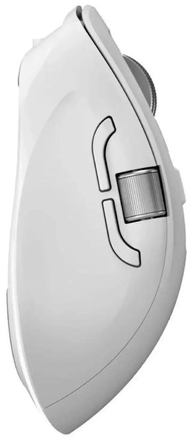 Alt view image 2 of 4 - Alogic APEX Wireless Performance Mouse - Wireless - Bluetooth/Radio Frequency - 2.40 GHz - Rechargeable - White - Scroll Wheel - 7 Programmable Button(s) - Right-handed