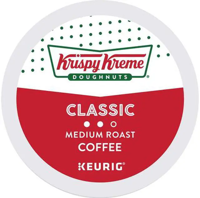 Main image of Krispy Kreme Doughnuts Classic Coffee K-Cups, Keurig Single-Serve K-Cup Pods, Medium Roast, 24 Count/Box