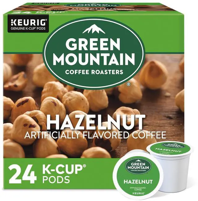 Alt view image 3 of 10 - Green Mountain Coffee Roasters Hazelnut, Single-Serve Keurig K-Cup Pods, Light Roast Coffee, 24 Count/Box