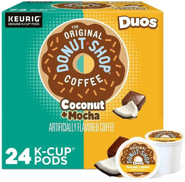 Main image of The Original Donut Shop Duos Coconut + Mocha, 24 Count/Box