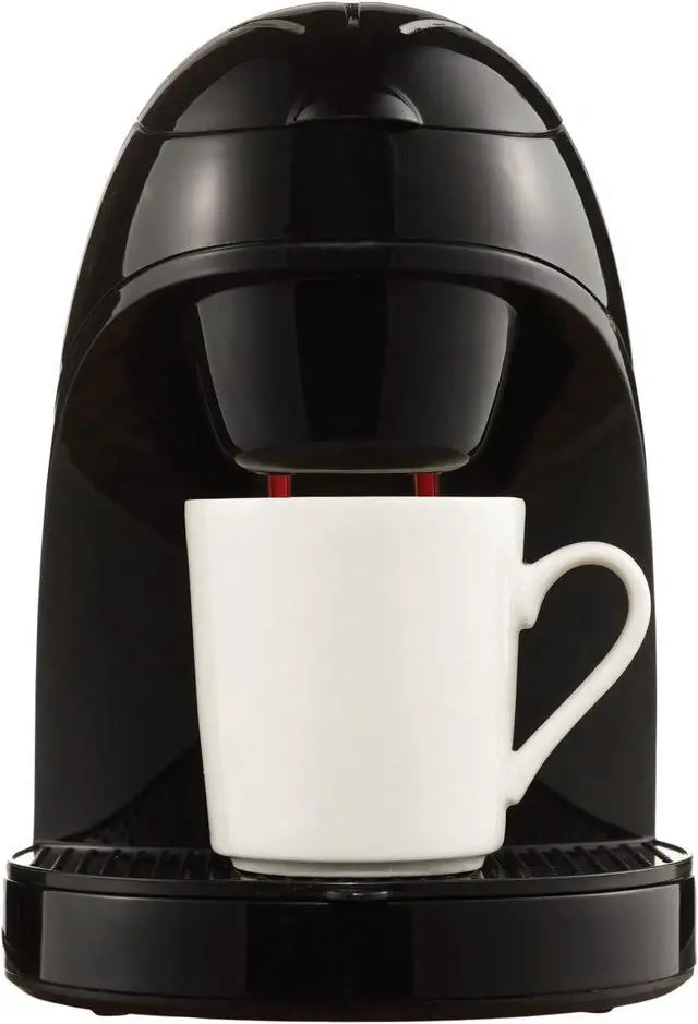 Alt view image 2 of 2 - Brentwood TS-112B Single Serve Coffee Maker with Mug, Black