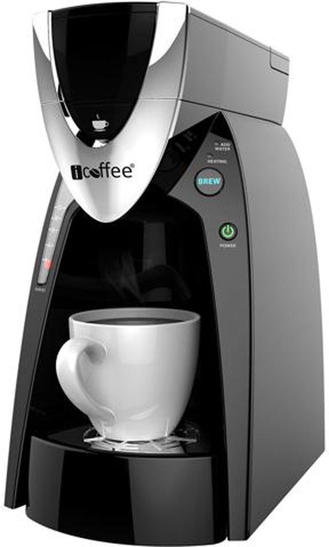iCoffee Single Serve Express Steam Brew Coffeemaker Black 