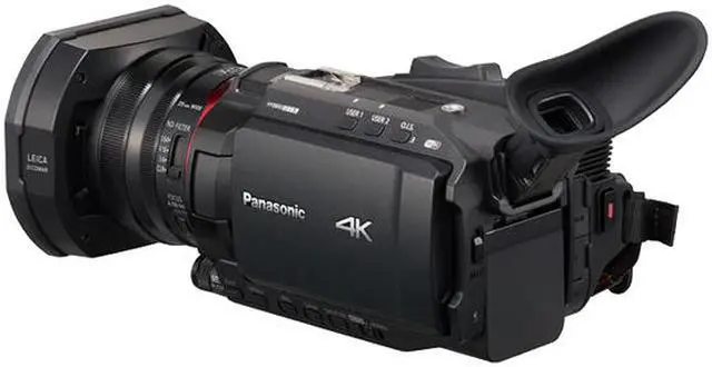 Alt view image 2 of 5 - Panasonic X1500 4K Professional Camcorder with 24X Optical Zoom, WiFi HD Live Streaming, HC-X1500 (USA Black)