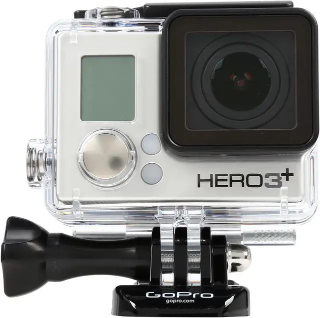 Alt view image 2 of 16 - GoPro HERO3+ Plus Silver Edition Sports Action Wi-Fi Camera - CHDHN-302