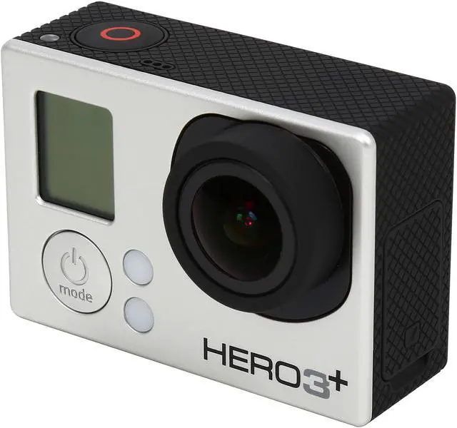 Alt view image 7 of 16 - GoPro HERO3+ Plus Silver Edition Sports Action Wi-Fi Camera - CHDHN-302