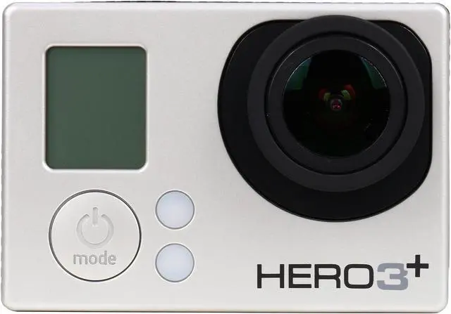 Alt view image 8 of 16 - GoPro HERO3+ Plus Silver Edition Sports Action Wi-Fi Camera - CHDHN-302
