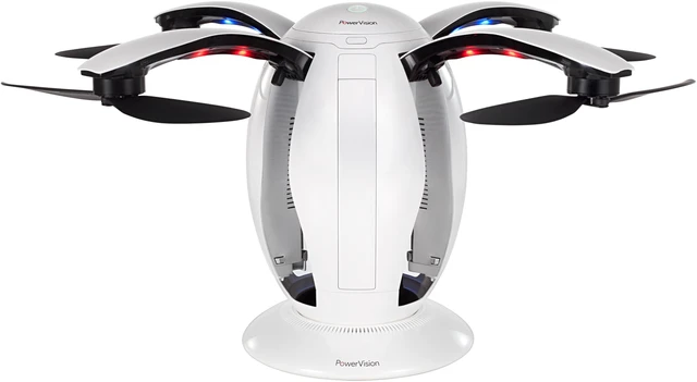 Alt view image 2 of 6 - PowerVision PowerEgg Drone with 360 Panoramic 4K HD Camera and 3-axis Gimbal White PEG10
