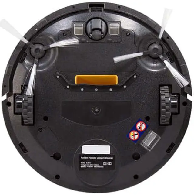Alt view image 4 of 7 - RolliBot BL618 Robotic Vacuum Cleaner (Black)