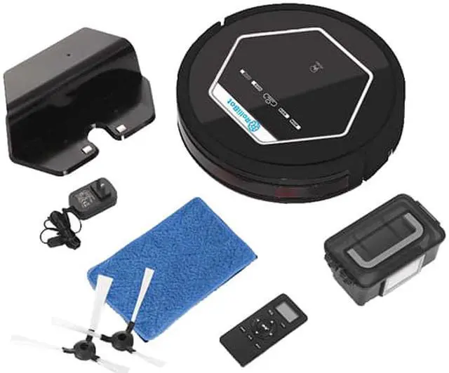 Alt view image 7 of 7 - RolliBot BL618 Robotic Vacuum Cleaner (Black)