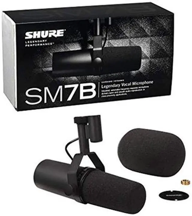 Alt view image 11 of 12 - Shure SM7B SM-7B Dynamic Broadcast Recording Microphone NEW