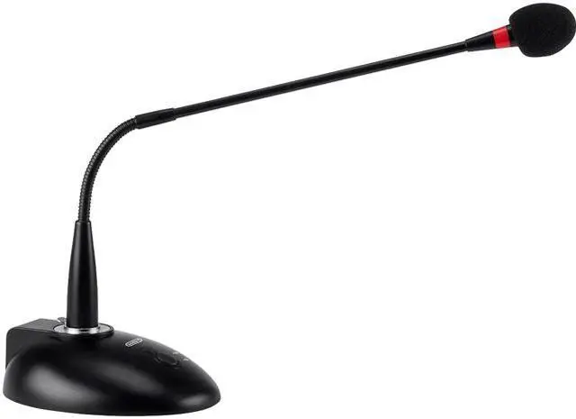 Main image of Monoprice 114891 Commercial Audio Desktop Paging Microphone with On/Off Button (NO LOGO)