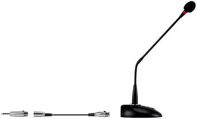 Alt view image 3 of 3 - Monoprice 114891 Commercial Audio Desktop Paging Microphone with On/Off Button (NO LOGO)