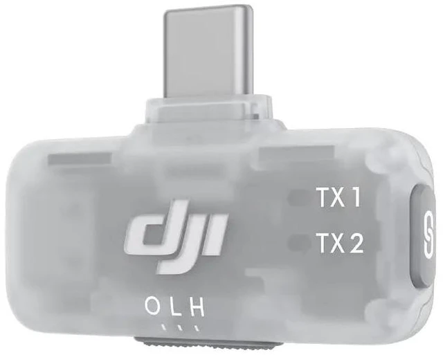 Alt view image 4 of 5 - DJI Mic 3 (Mobile 1RX + 2TX) - Wireless Microphone System for Mobile Devices, USB-C Plug