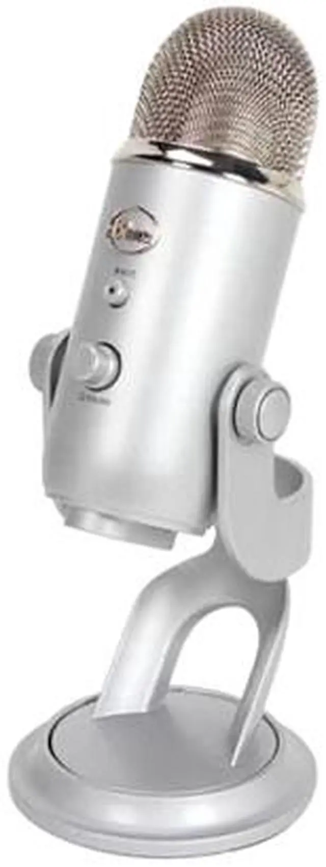 Alt view image 3 of 3 - Blue Yeti Professional Multi-Pattern USB Condenser Microphone - Silver