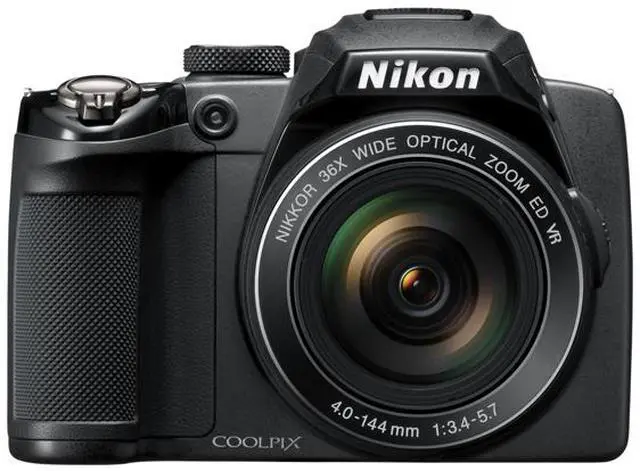 Alt view image 2 of 10 - Nikon COOLPIX P500 12.1 CMOS Digital Camera with 36x NIKKOR Wide-Angle Optical Zoom Lens and Full HD 1080p Video (Black)