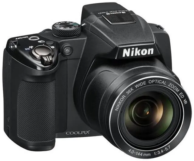 Alt view image 3 of 10 - Nikon COOLPIX P500 12.1 CMOS Digital Camera with 36x NIKKOR Wide-Angle Optical Zoom Lens and Full HD 1080p Video (Black)