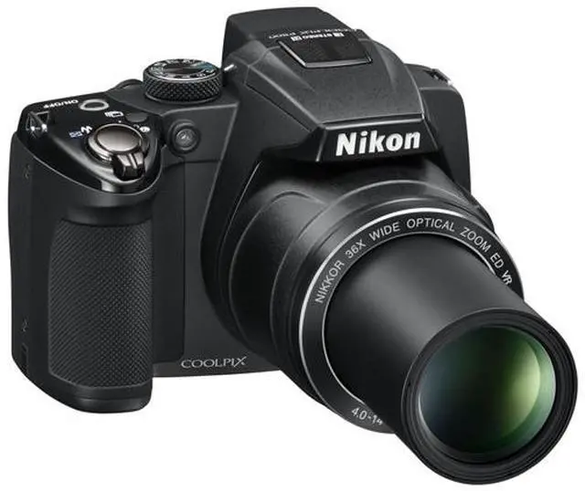 Alt view image 8 of 10 - Nikon COOLPIX P500 12.1 CMOS Digital Camera with 36x NIKKOR Wide-Angle Optical Zoom Lens and Full HD 1080p Video (Black)