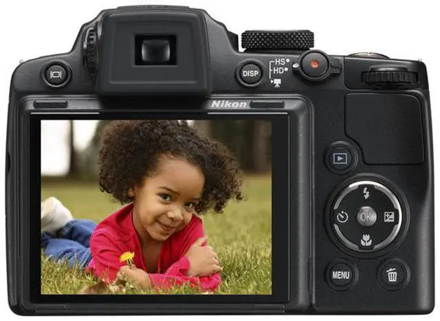 Alt view image 4 of 10 - Nikon COOLPIX P500 12.1 CMOS Digital Camera with 36x NIKKOR Wide-Angle Optical Zoom Lens and Full HD 1080p Video (Black)