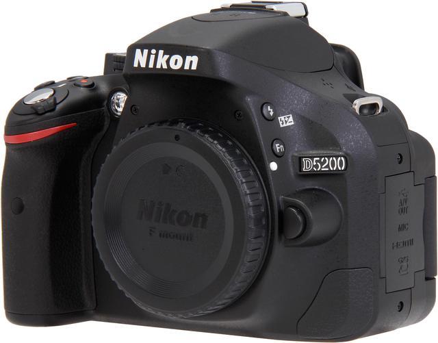 Nikon - D5200 24.1-Megapixel DSLR Camera (Body Only) - Black