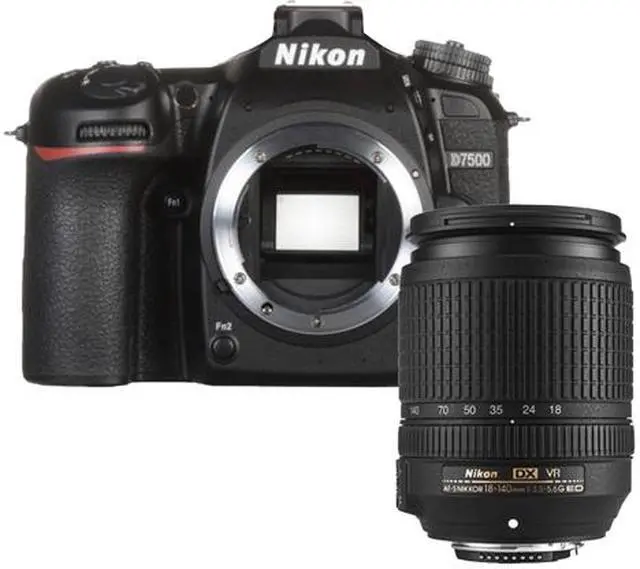 Alt view image 7 of 7 - Nikon D7500 20.9MP Digital SLR Camera with 18-140mm VR AF-S DX Zoom Lens (International Version)