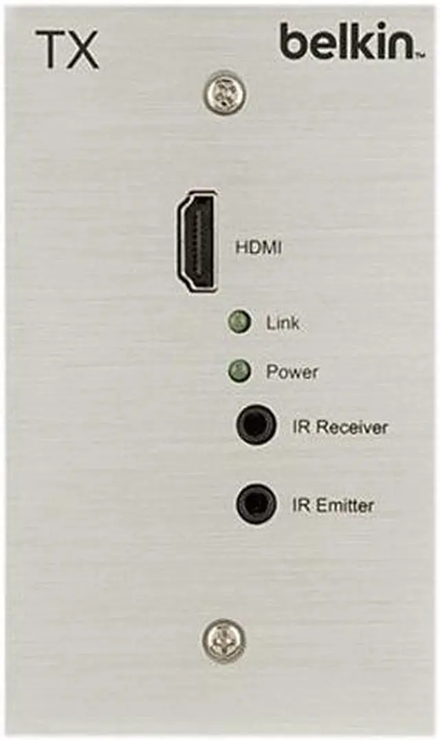 Main image of Belkin HDBT-WP-100MTX CAT5E Wallplate TX Up to100M Repack-Transmitter Only