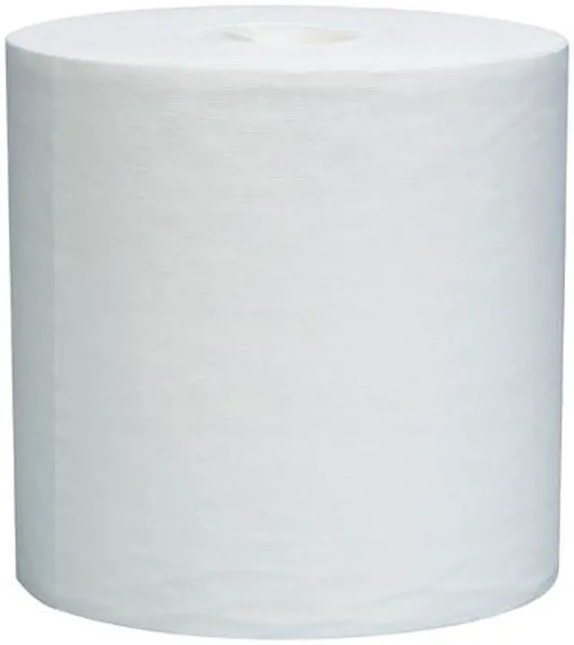 Alt view image 2 of 3 - WypAll L40 Disposable Cleaning and Drying Towels (05007), Limited Use Towels, White, 1 Jumbo Roll per Case, 750 Sheets per Roll