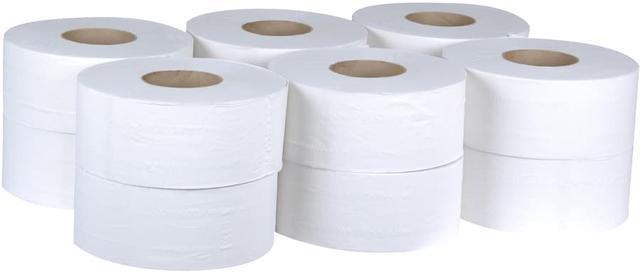 Alt view image 2 of 4 - Tork Universal Jumbo Bath Tissue Roll - 2 Ply - 3.60" x 1000 ft - 1000 Sheets/Roll - 8.80" Roll Diameter 12/Carton TJ0922A
