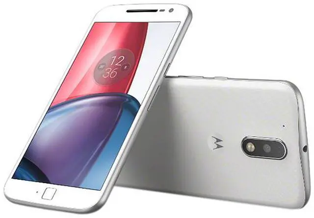 Alt view image 8 of 8 - Moto G4 Plus (4th Gen.) 16GB Smartphone (Unlocked, White) - US Warranty